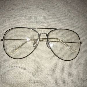 Clear lens glasses
